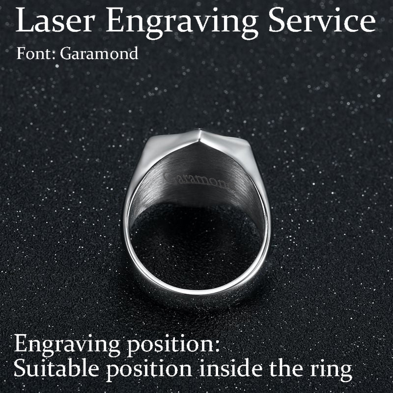 Knights Templar Crusade Stainless Steel Ring