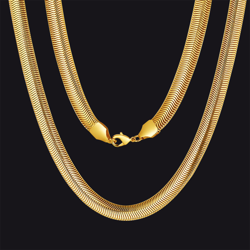 Snake Chain Link Necklace for 8mm