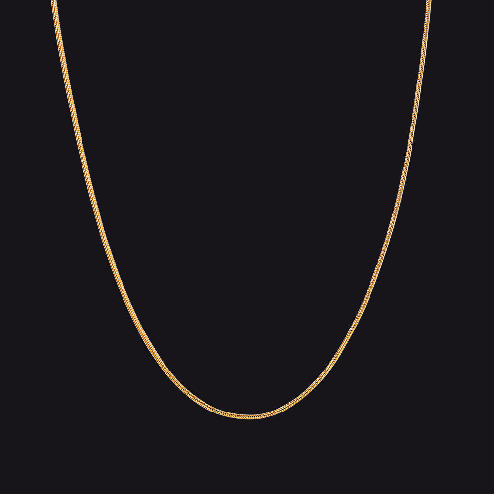 Stainless Steel 1.2mm Slim Chain Necklace for