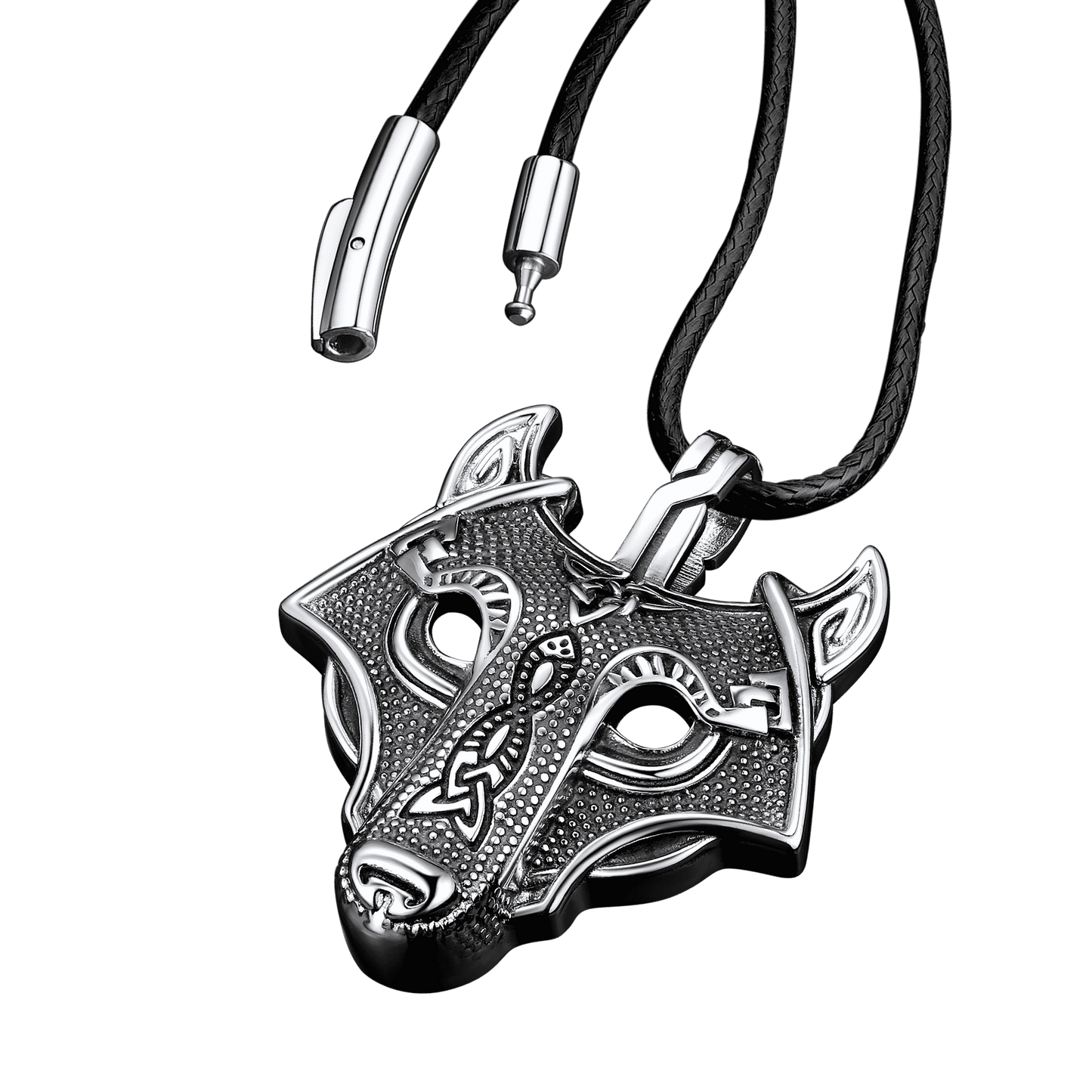Norse Viking Celtic Wolf Necklace Amulet Jewelry for