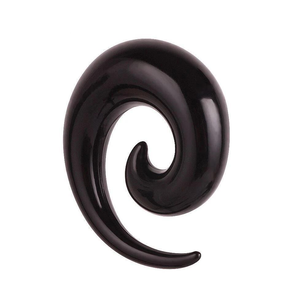 Acrylic Spiral Taper Flesh Tunnel Ear Stretcher / Expander Stretching Plug Snail