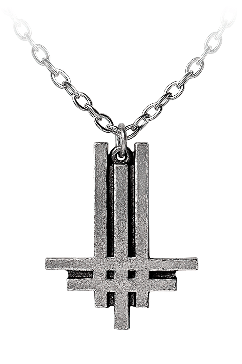 Behemoth Cross Pendant Inverted Triple Truimviratus