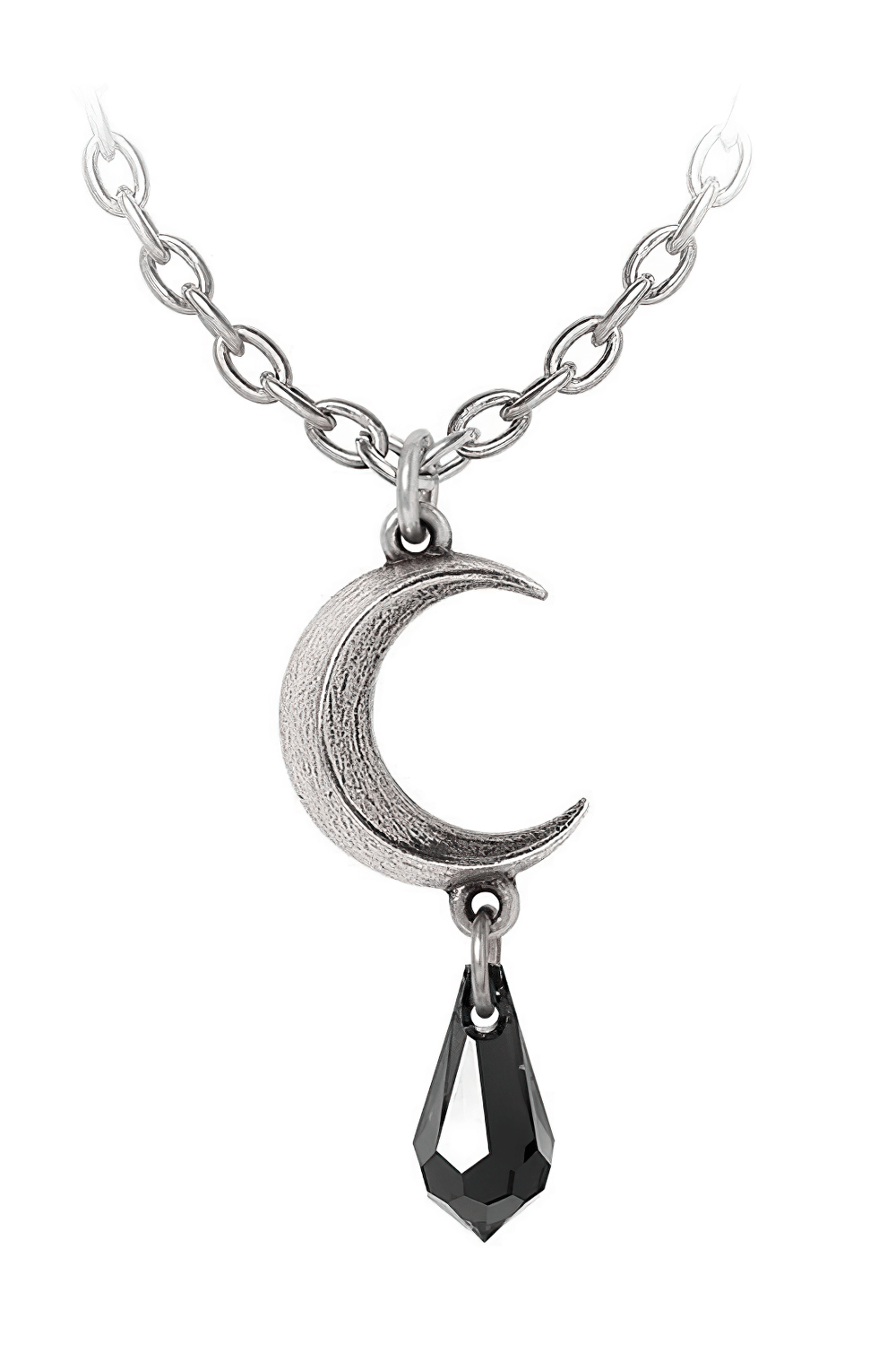 Tears of the Moon Black Pendant Necklace