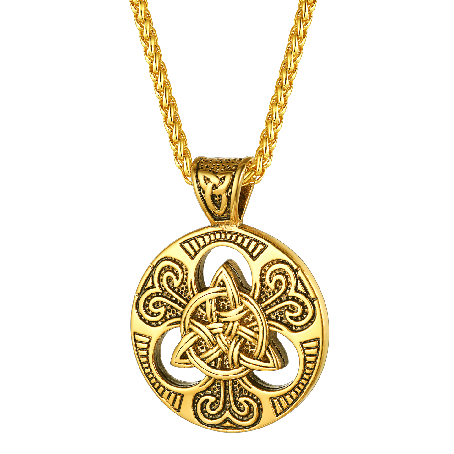 Celtic Knot Necklace Amulet Pendant for