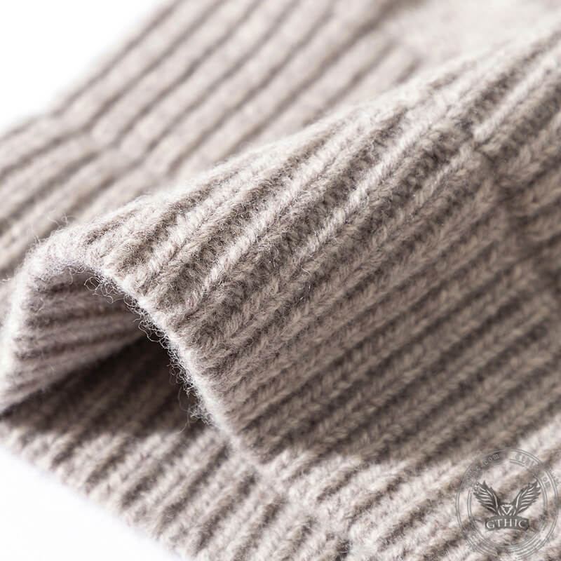 ’s Wool Knitted Beanie Hats