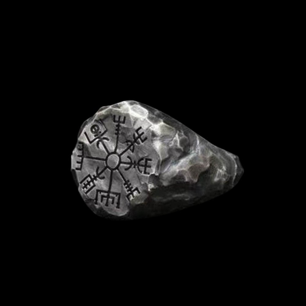 Vegvisir Magic Compass Viking Ring