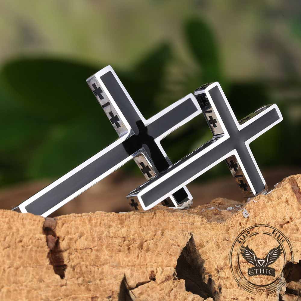 Multiple Cross Stainless Steel Pendant