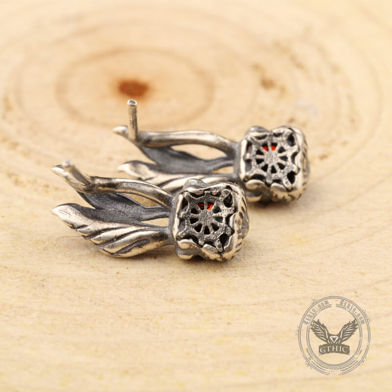 Rabbit Sterling Silver Stud Earring