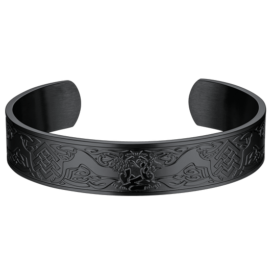 Custom Celtic Knot Cuff Bracelet Bangle for