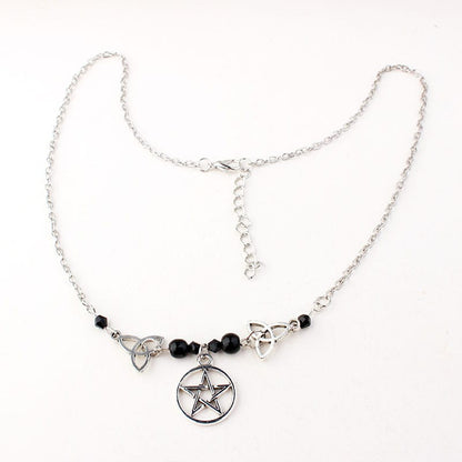 Triquetra Harmony Pentacle Necklace
