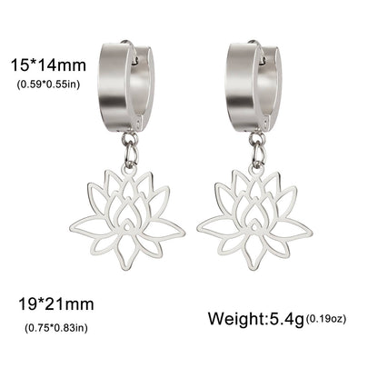 Lotus Radiance Bloom Earrings