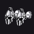 Ancient Greek Spartan Helmet Stud Earrings for
