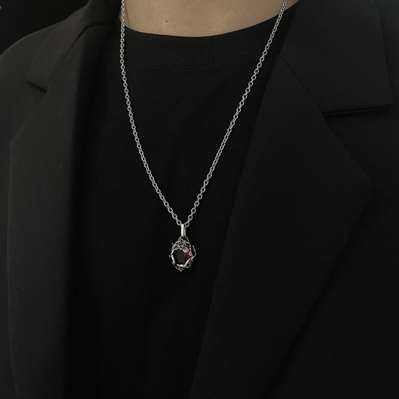 Twilight Rose Necklace