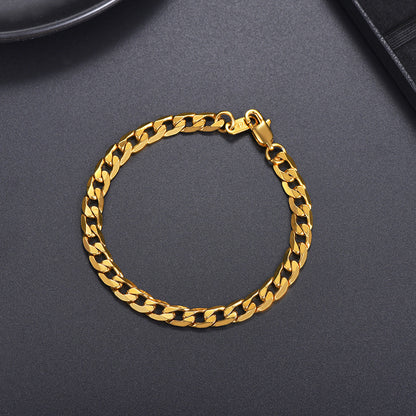 Cuban Link Chain Bracelet for