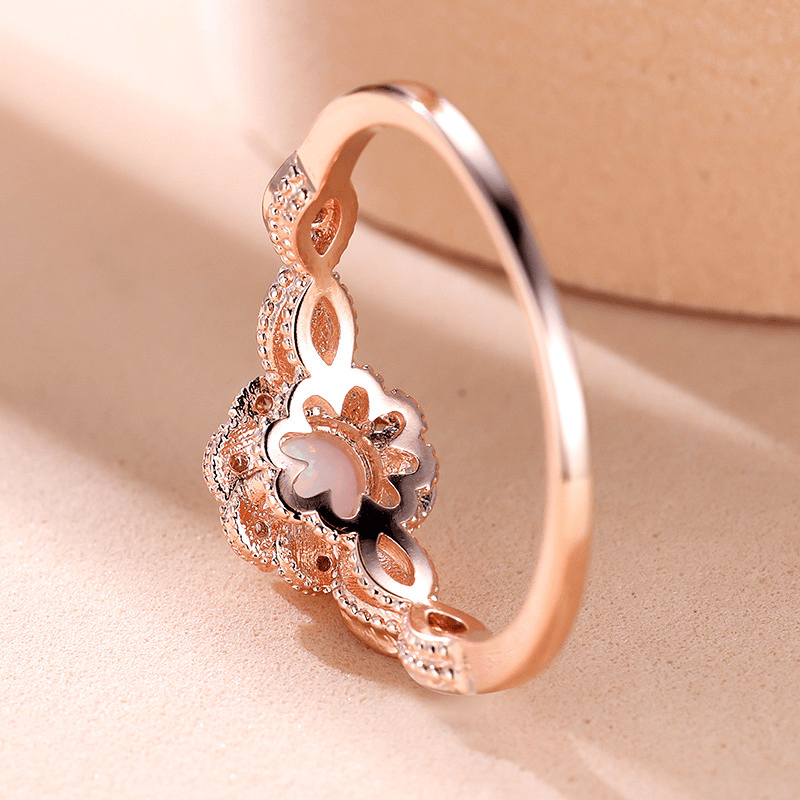 Magickal Flower Opal Ring