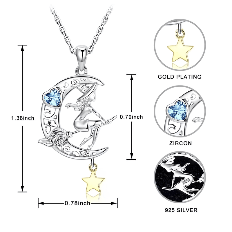 Bewitching Crescent Moon Intuition Necklace