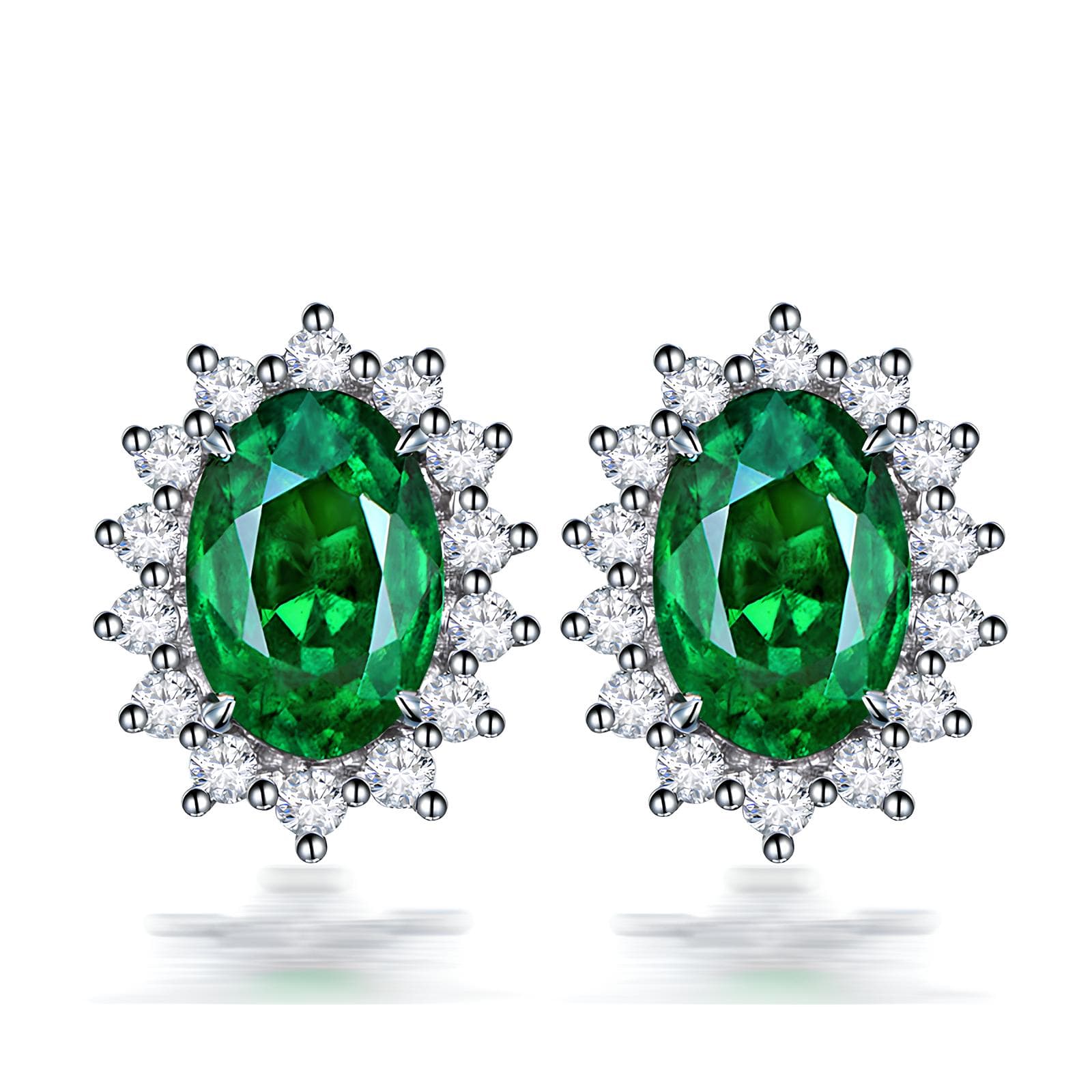 Celestial Radiance Gemstone Studs