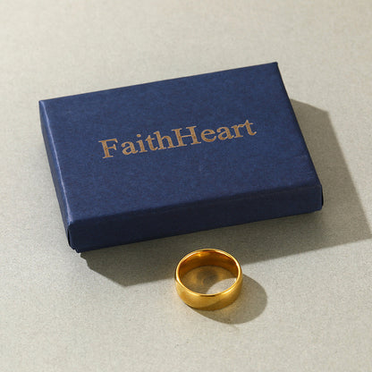 Polished Gold Tungsten Carbide Doom Band Ring for 4mm/6mm/8mm Width