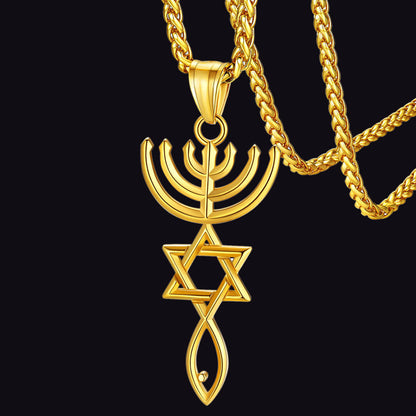 Messianic Seal of Jerusalem Necklace Amulet Pendant