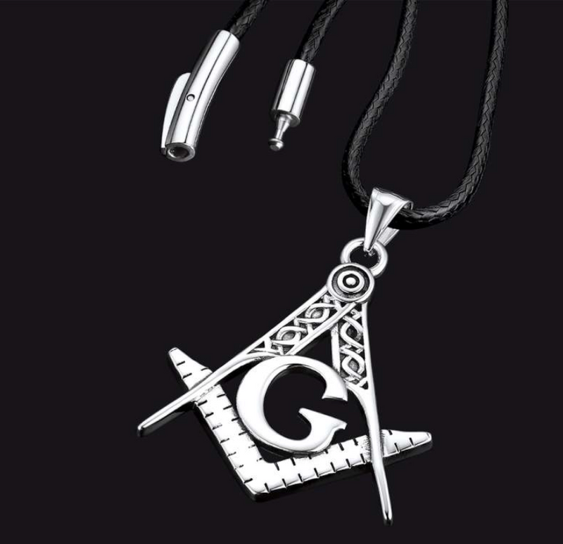 Classic Masonic Pendant Necklace for Freemason