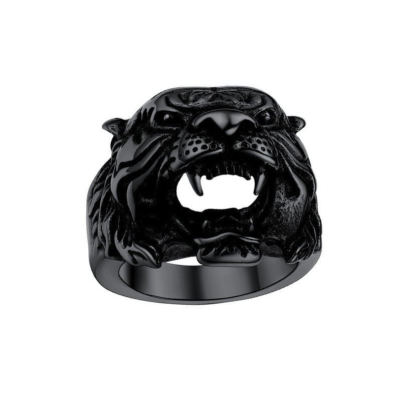 Punk Tiger Head Ring for