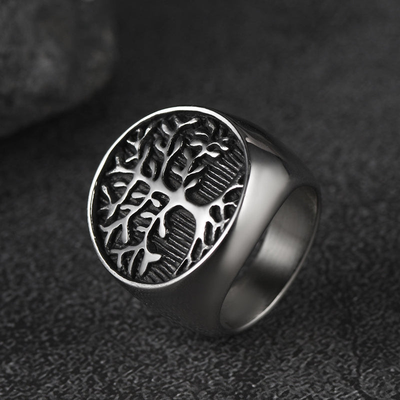 Tree of Life Signet Ring for