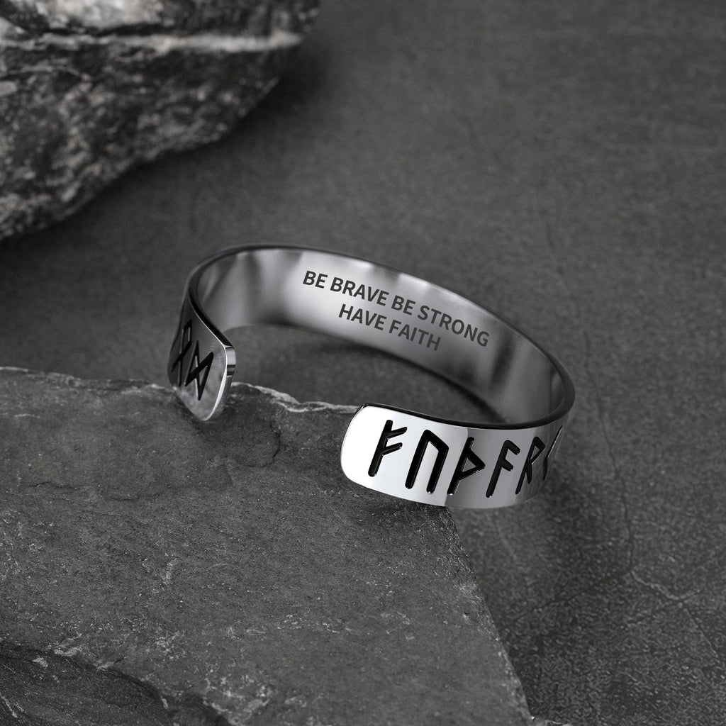 Viking Cuff Bangle Bracelet for