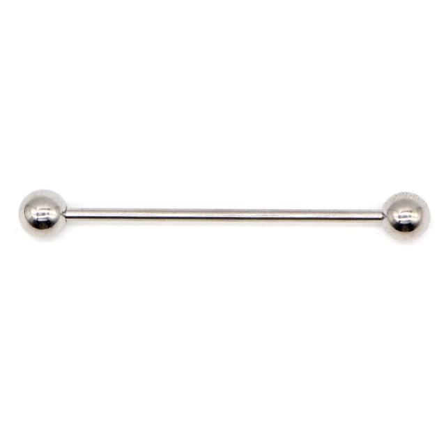 1pc Long Stainless Steel Industrial Piercing / Ear Cartilage Jewelry / Earring Straight Barbell