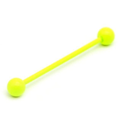 1pc Long Stainless Steel Industrial Piercing / Ear Cartilage Jewelry / Earring Straight Barbell