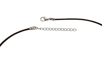Blake From Rwby Anime Antique Silver Cameo Pendant on 18" Black Leather Cord Necklace