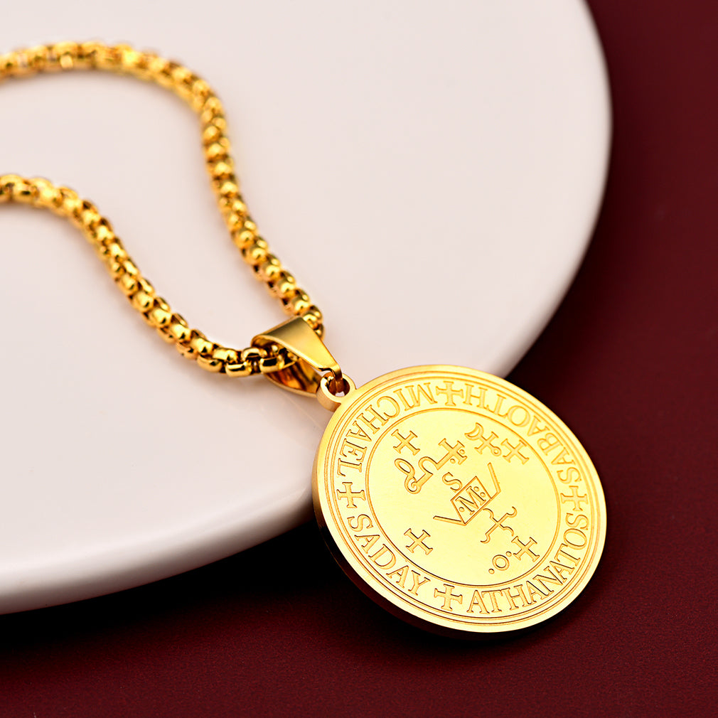 Sigil of Archangel Michael Talisman Necklace for