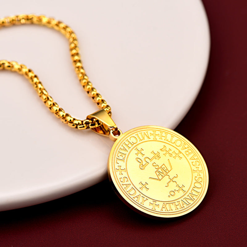 Sigil of Archangel Michael Talisman Necklace for
