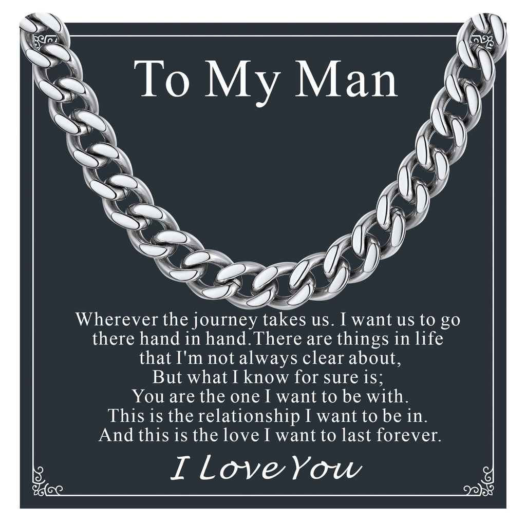 Sturdy Cuban Chain Necklace for 5/7/9/12mm Width