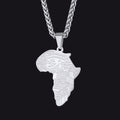 African Map Eye of Horus Necklace for