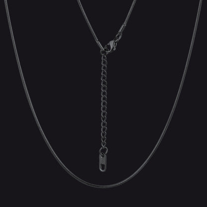 1.2mm Thin Snake Link Chain Necklace for