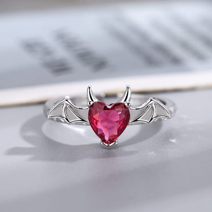 Crimson Batheart Magick Ring