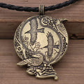 Raven’s Wisdom Celtic Knot Necklace