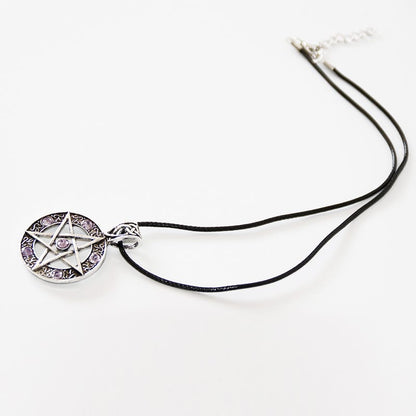 Divine Pentagram Crystal Necklace