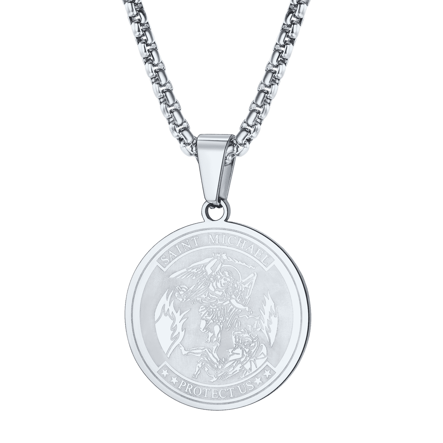 Catholic St. Michael Necklace Medal for