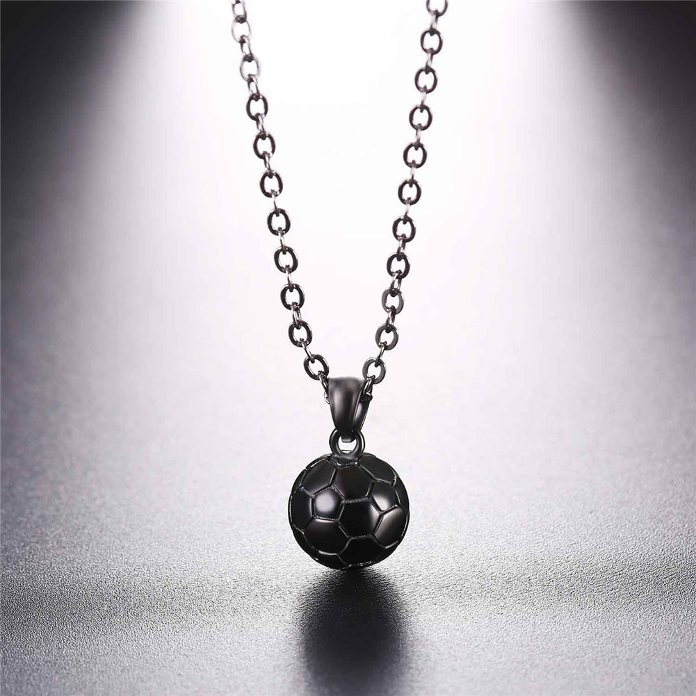 Soccer Pendant Necklace for Sport Fans and Player