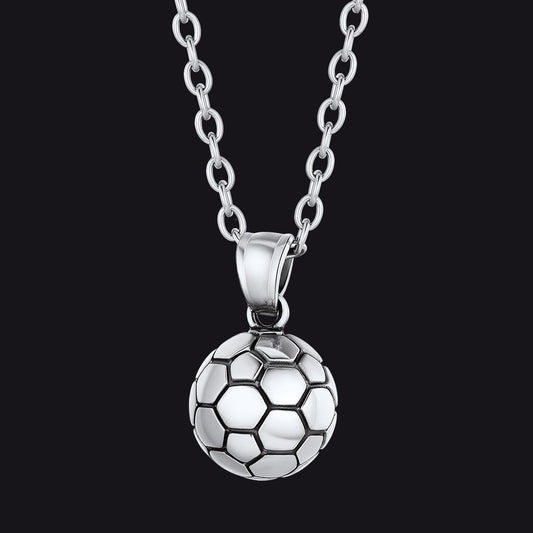 Soccer Pendant Necklace for Sport Fans and Player