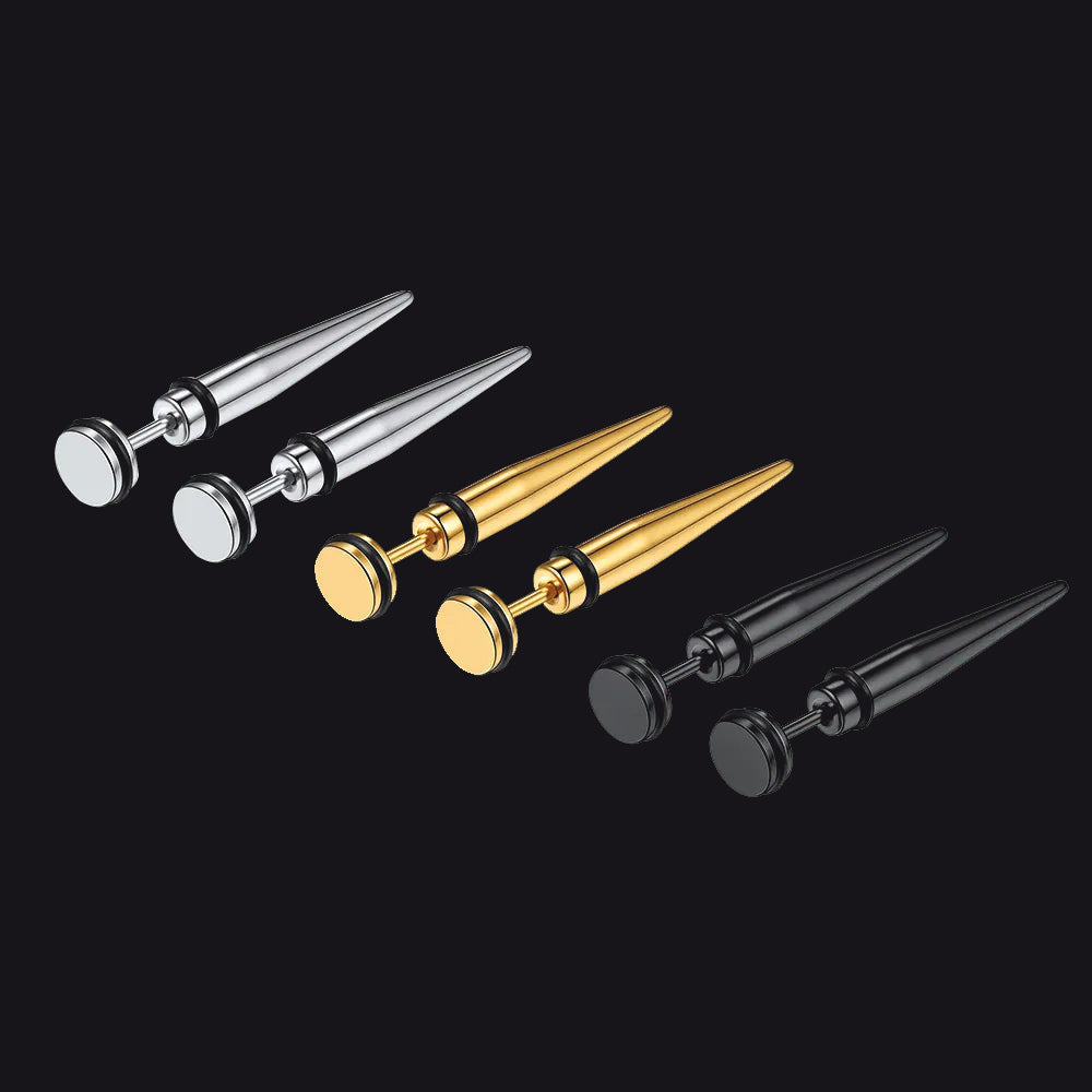 Punk Spike Stud Earrings for 3 Pairs