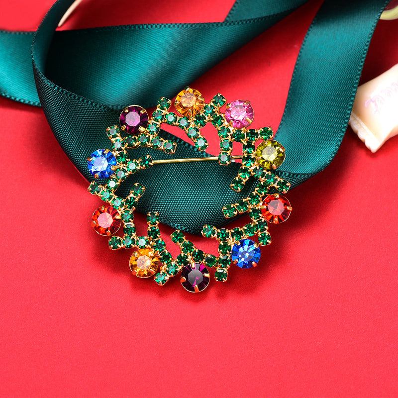 Flash Christmas Style Pins Clothing Bags Accessories
