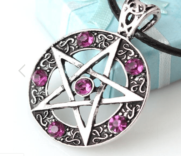 Divine Pentagram Crystal Necklace