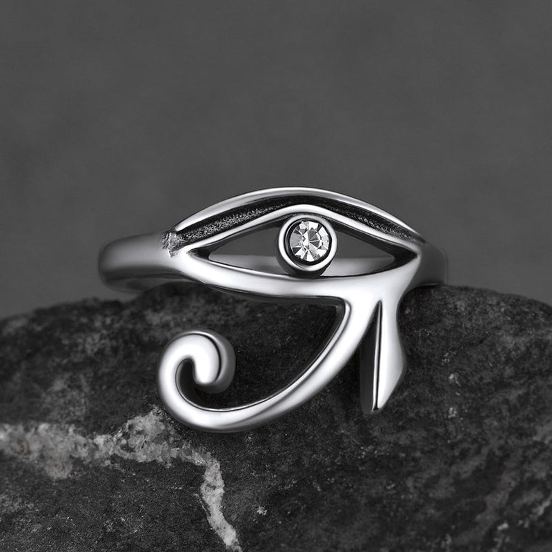 Ancient Egyptian Eye of Ra Ring Jewelry for