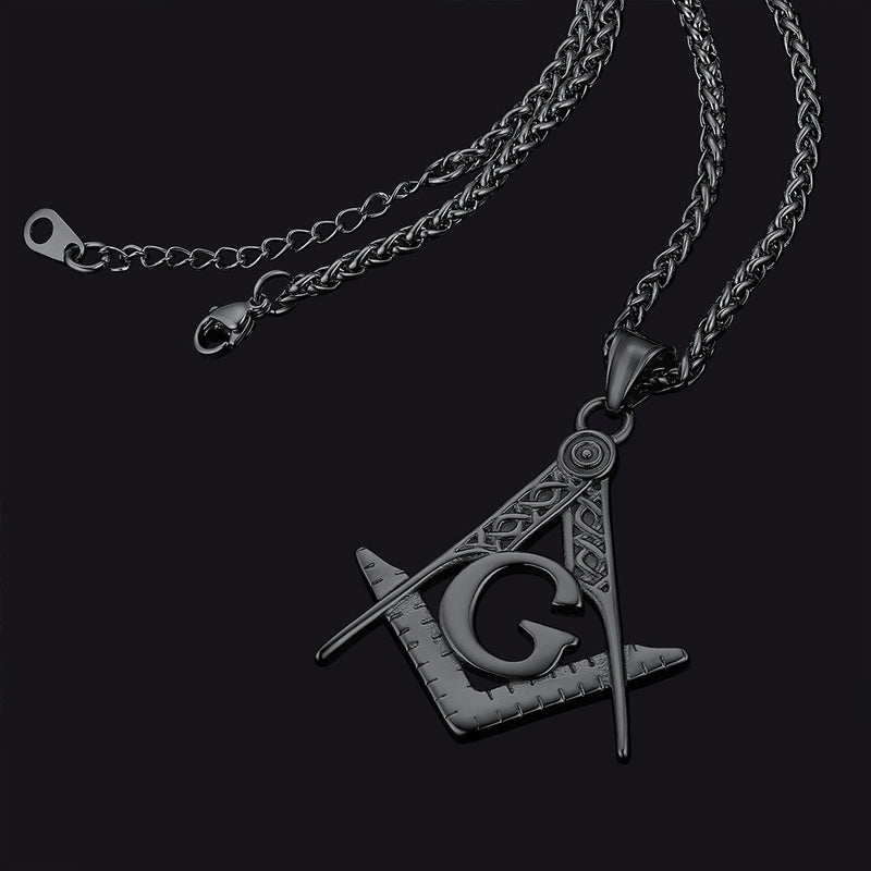Classic Masonic Pendant Necklace for Freemason
