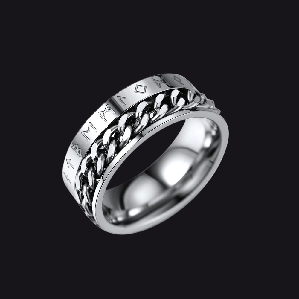Viking Spinner Fidget Anxiety Ring for