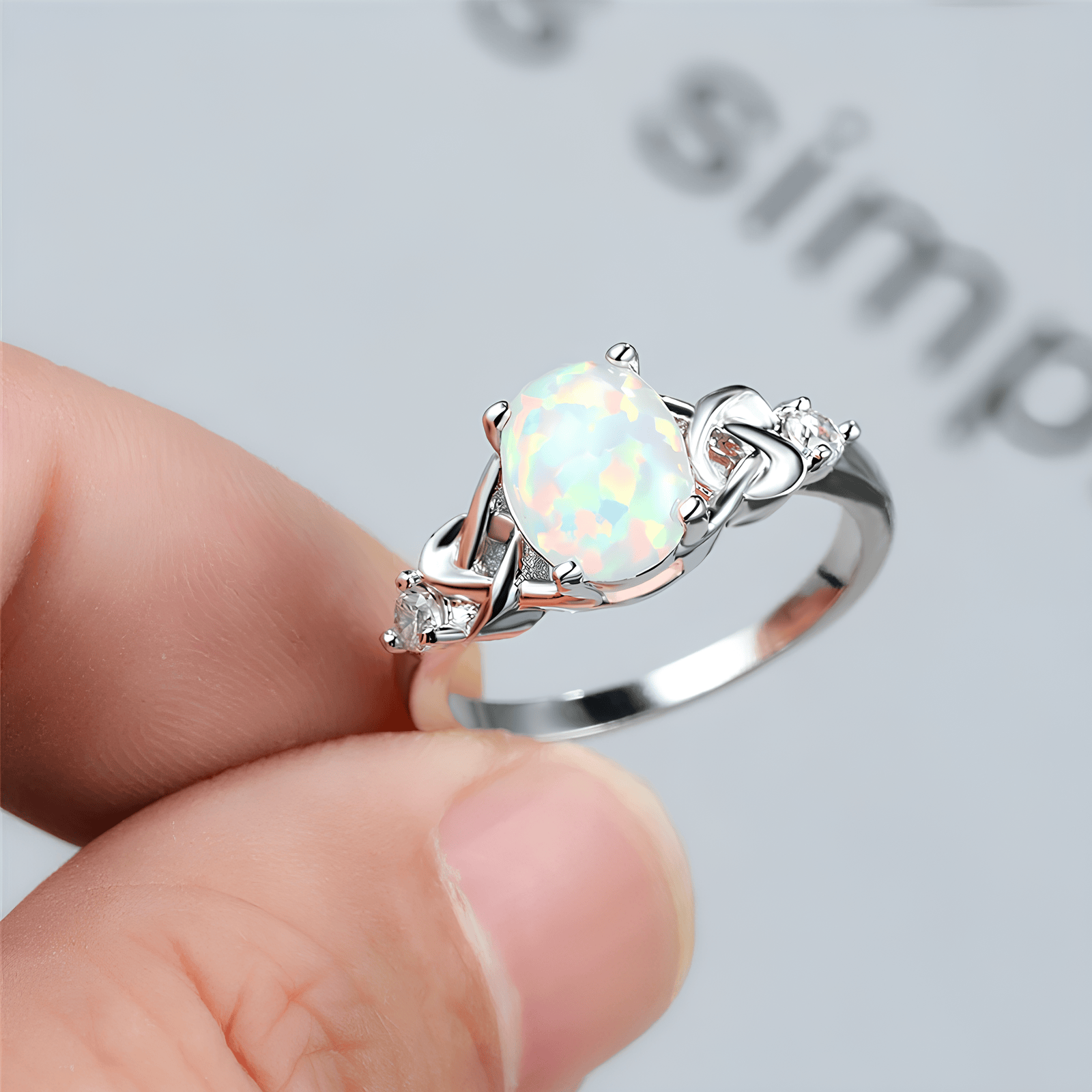 Divine Fire Opal Ring