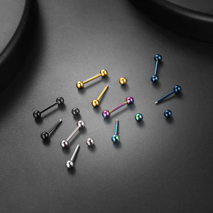5 Pairs Small Ball Stud Earrings for