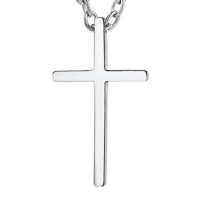 Classic Cross Necklace Christian Faith Pendant for